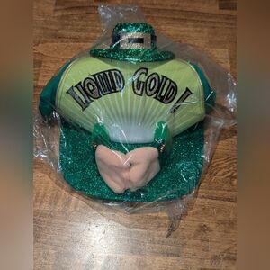 St. Patrick’s Day “Liquid Gold!” Leprechaun Hat  Unisex OSFM